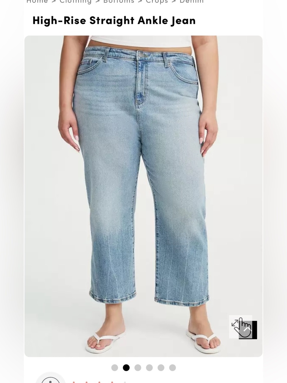 NWT Torrid High Rise Ankle Jeans